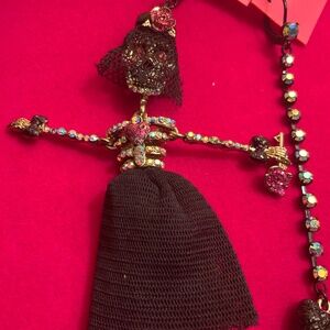 Betsey Johnson Creepshow Mismatched Skull Widow Earrings - 5